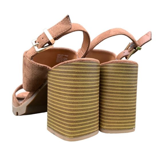 a.n.a Tan Block Heel Sandals - Picture 4 of 12